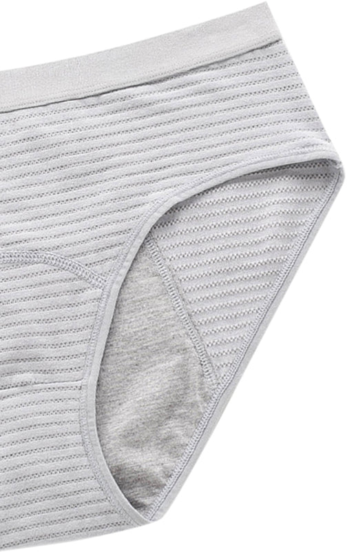 Women Breathable Striped Cotton Panties - Hiccupzz
