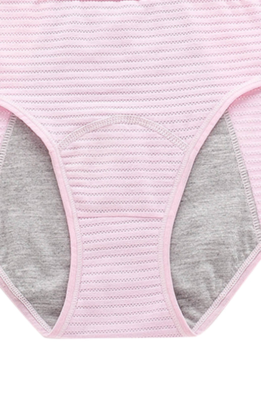 Women Breathable Striped Cotton Panties - Hiccupzz