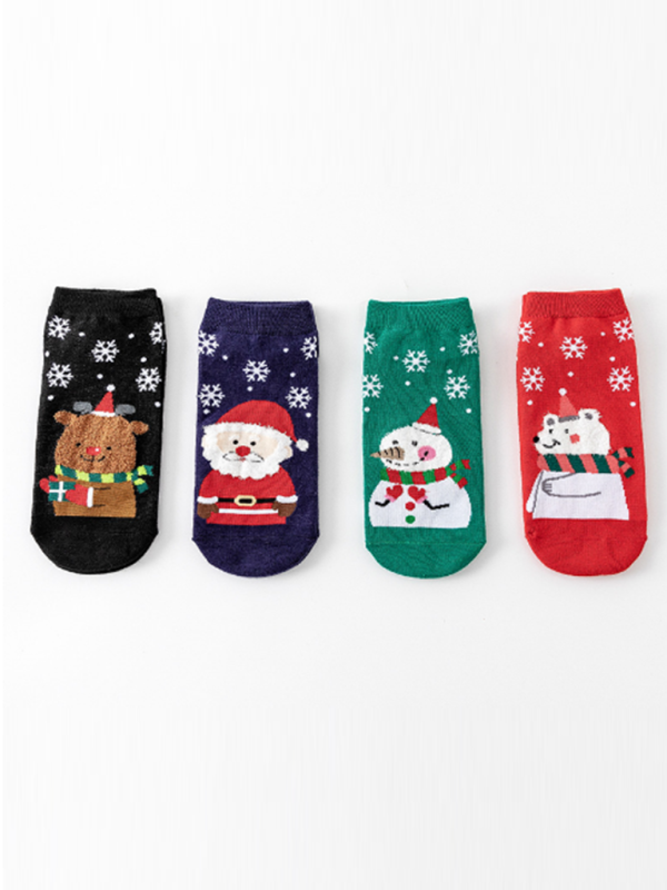 Women's Festive Knit Holiday Pattern Socks - Hiccupzz