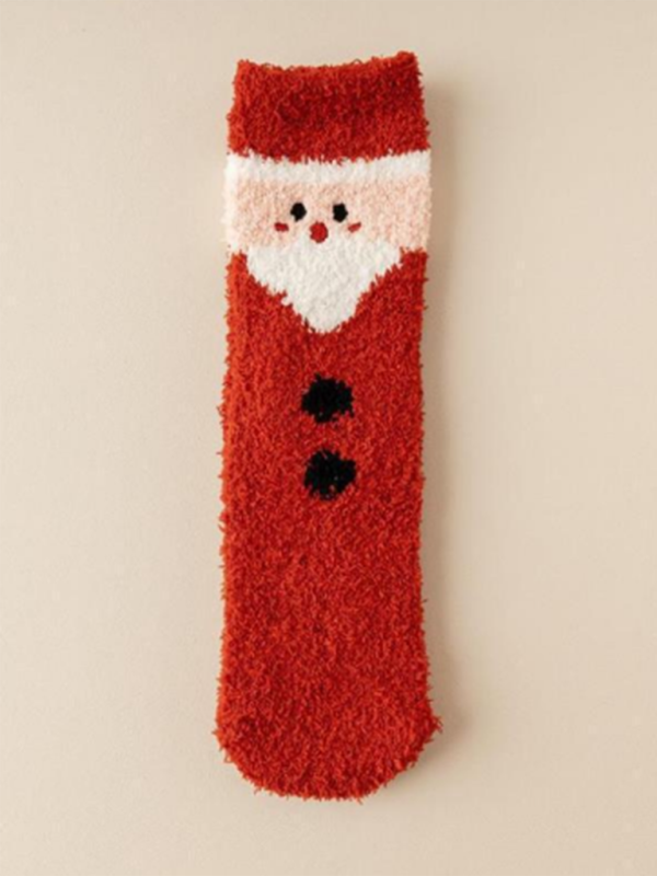 Christmas Coral Fleece Warm Sleep Socks - Hiccupzz