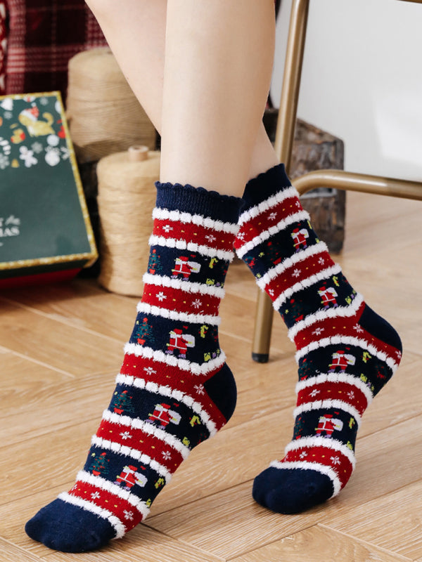 Women's Flower Socks Christmas Socks - Hiccupzz