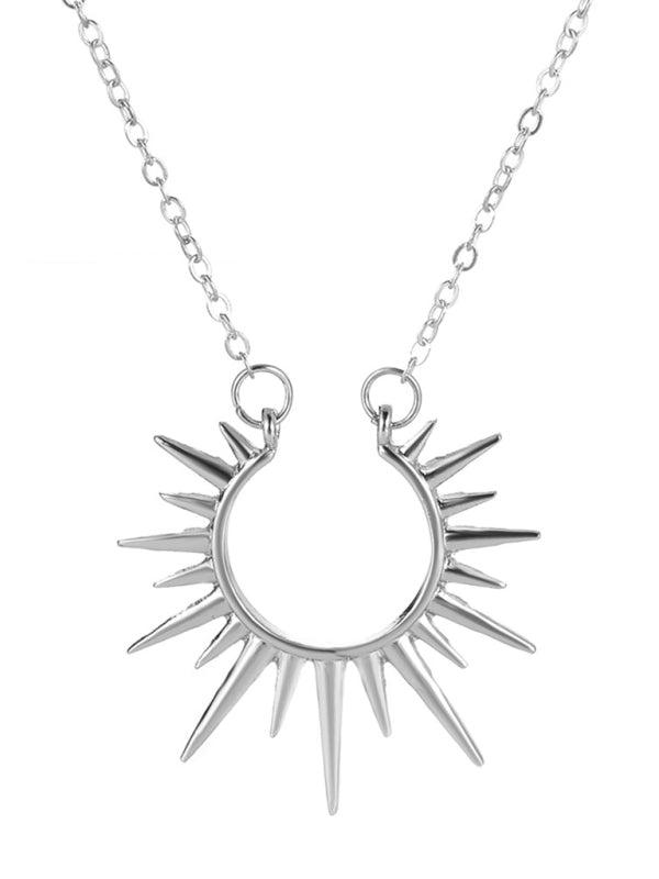 New Arrival Sunflower Pendant Necklace Retro Metal Clavicle Chain Fashion Creative Jewelry - Hiccupzz