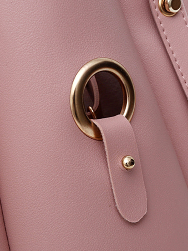 Handbag Fashion One Shoulder Bucket Ladies Luggage Bag Three-Piece Set - Hiccupzz