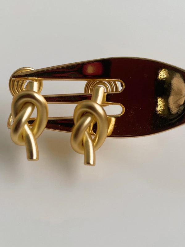 Knotted simple ins versatile retro earrings - Hiccupzz