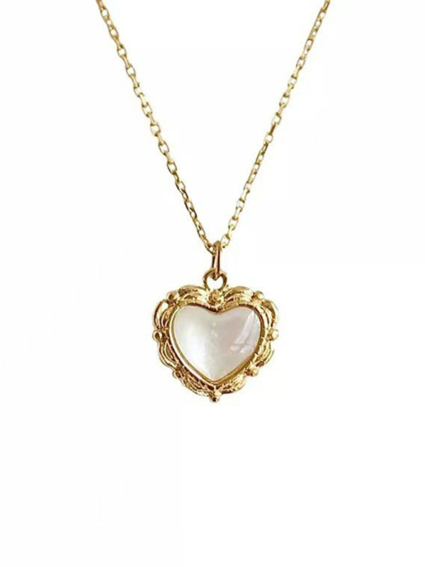 New Fritillary Love Versatile Simple Clavicle Chain Jewelry - Hiccupzz