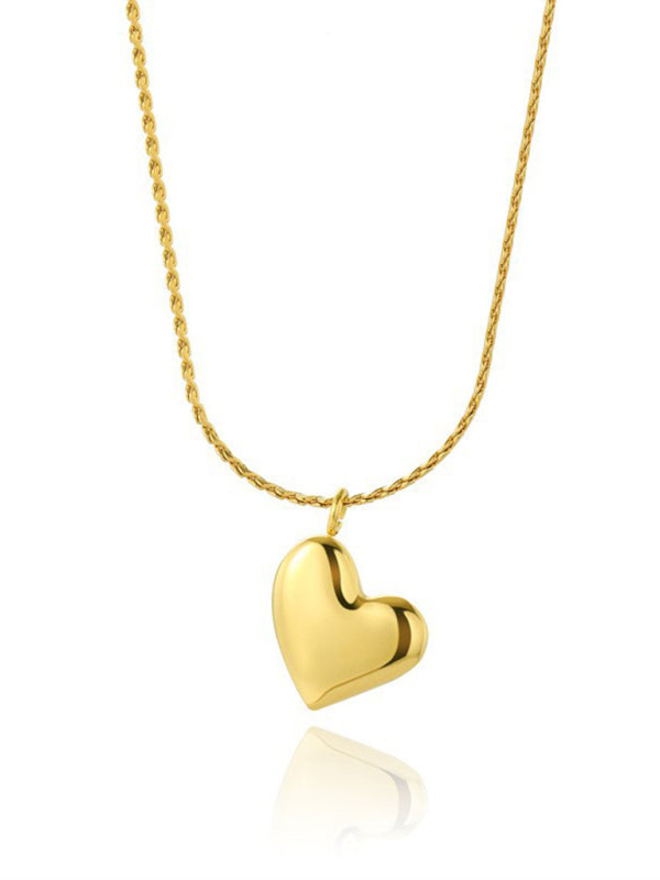 New Fritillary Love Versatile Simple Clavicle Chain Jewelry - Hiccupzz