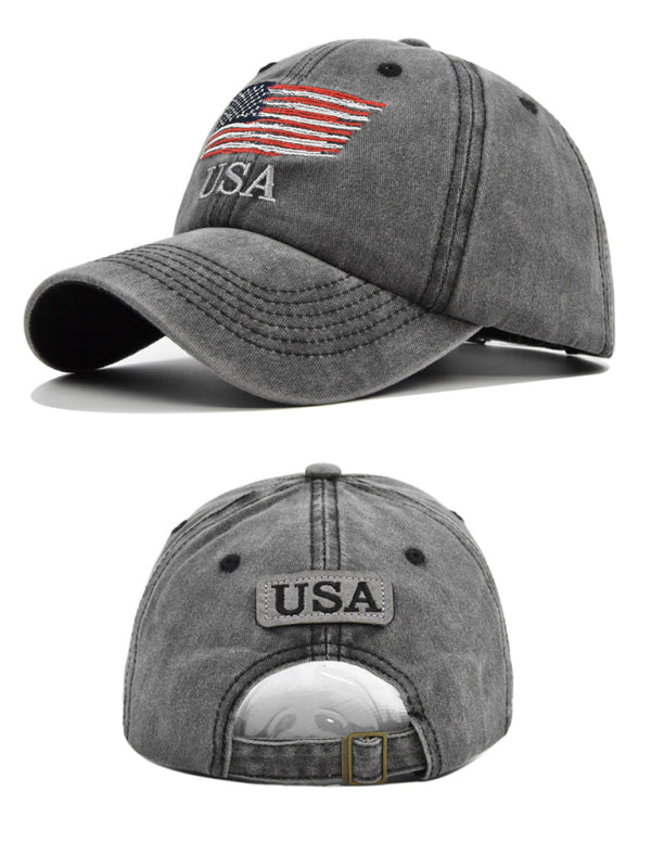 New hat embroidered letters simple unisex peaked cap - Hiccupzz