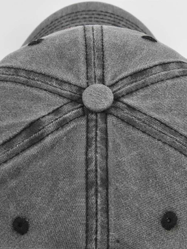 New hat embroidered letters simple unisex peaked cap - Hiccupzz