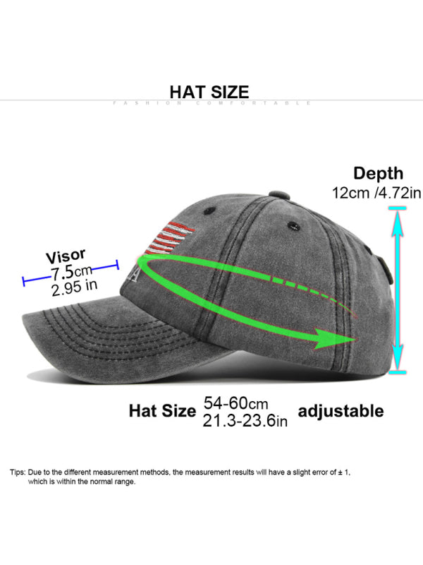 New hat embroidered letters simple unisex peaked cap - Hiccupzz