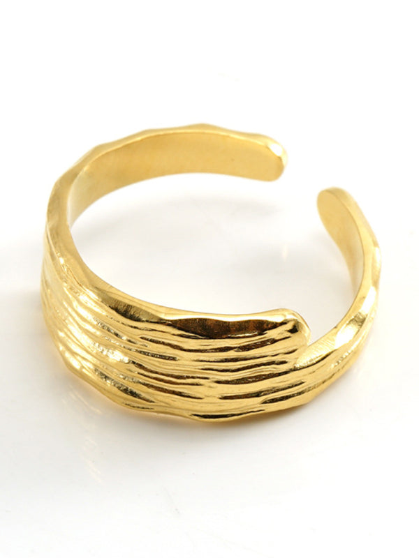 Fashionable and personalized retro style ring gold living ring - Hiccupzz