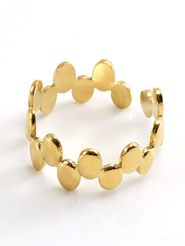 Fashionable and personalized retro style ring gold living ring - Hiccupzz