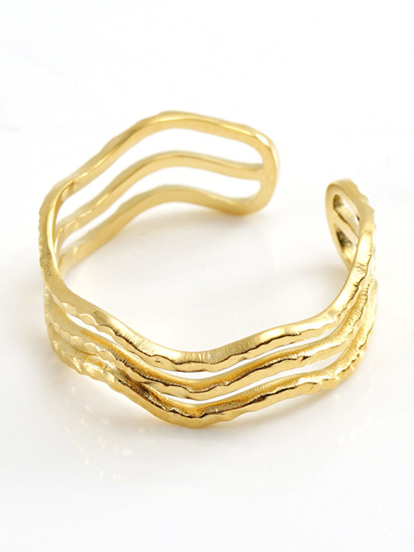 Fashionable and personalized retro style ring gold living ring - Hiccupzz