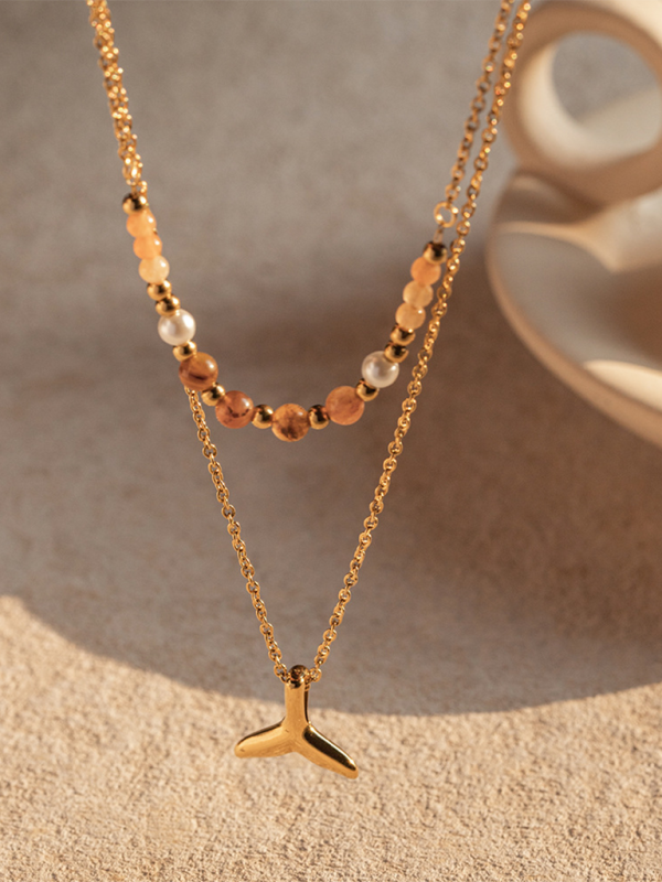 New summer beach style fashion ocean starfish shell necklace - Hiccupzz