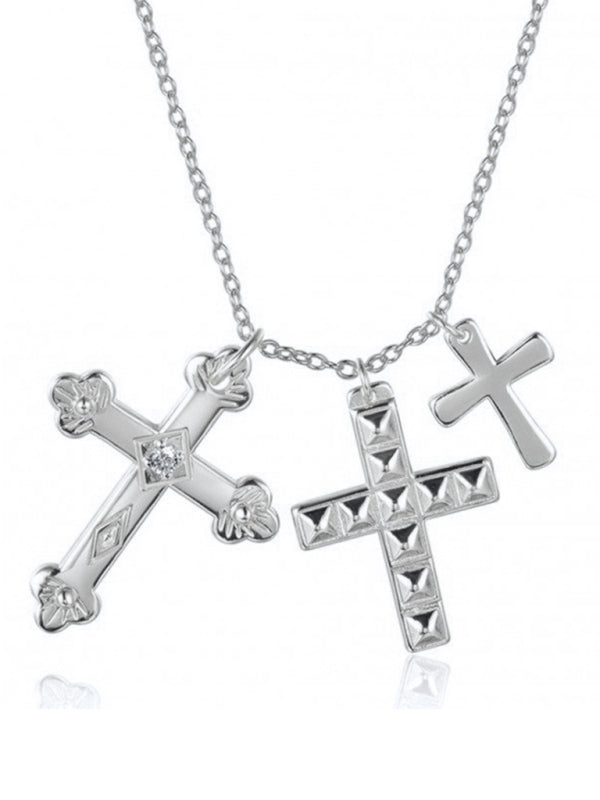 Cross multi-layer pendant personalized retro pendant jewelry - Hiccupzz