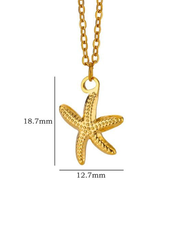 New versatile holiday ocean starfish pendant necklace - Hiccupzz