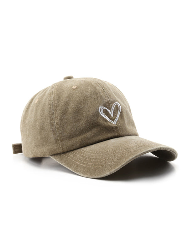 Fashion retro washed distressed love cap sun hat baseball cap - Hiccupzz