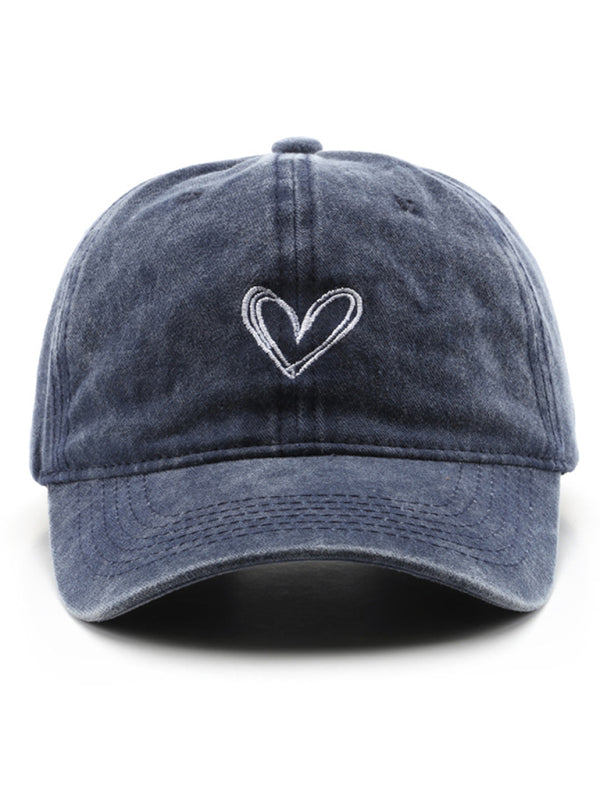 Fashion retro washed distressed love cap sun hat baseball cap - Hiccupzz