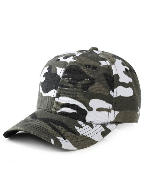 Camouflage curved brim/flat brim baseball cap - Hiccupzz