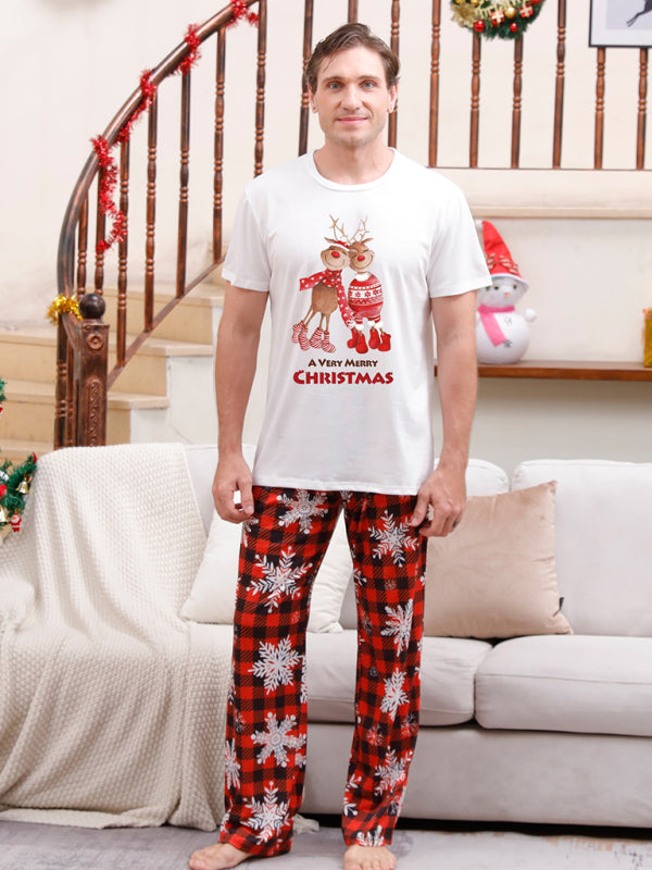 New Christmas Parent-Child Pajama Set Printed Home wear - Hiccupzz