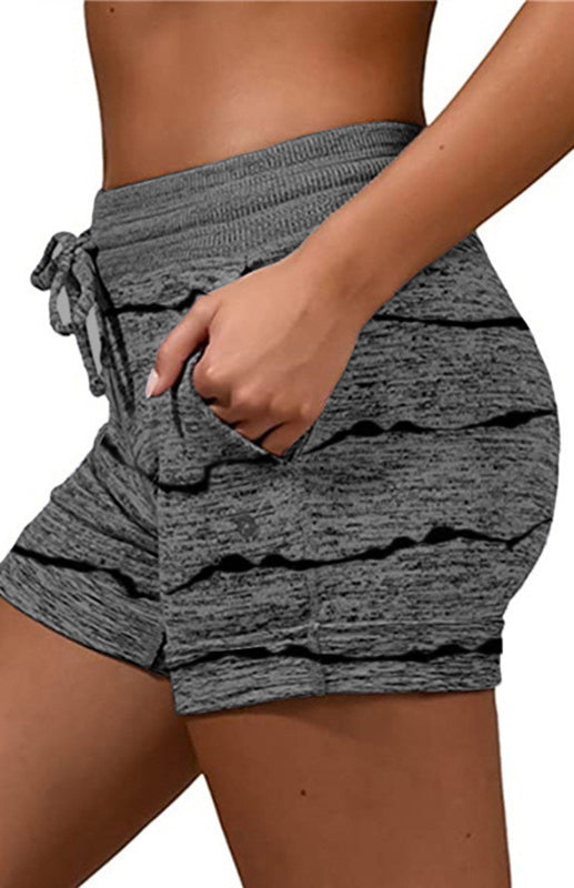 Ladies Casual Fashion Waist Stretch Shorts - Hiccupzz