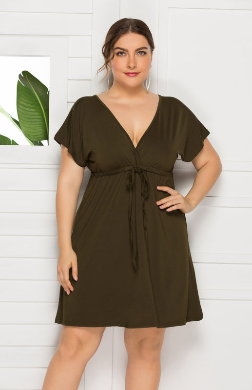 Comfortable High Elasticity Solid Leisure Maternity Dress for Spring-Summer - Hiccupzz