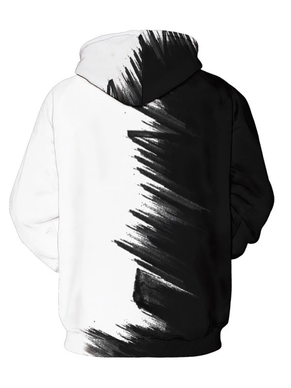 Men's Fashion Casual Digital Print Hoodie - Hiccupzz