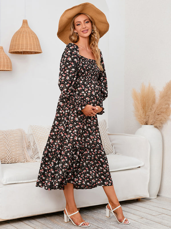Women's chiffon dress small floral dresses - Hiccupzz