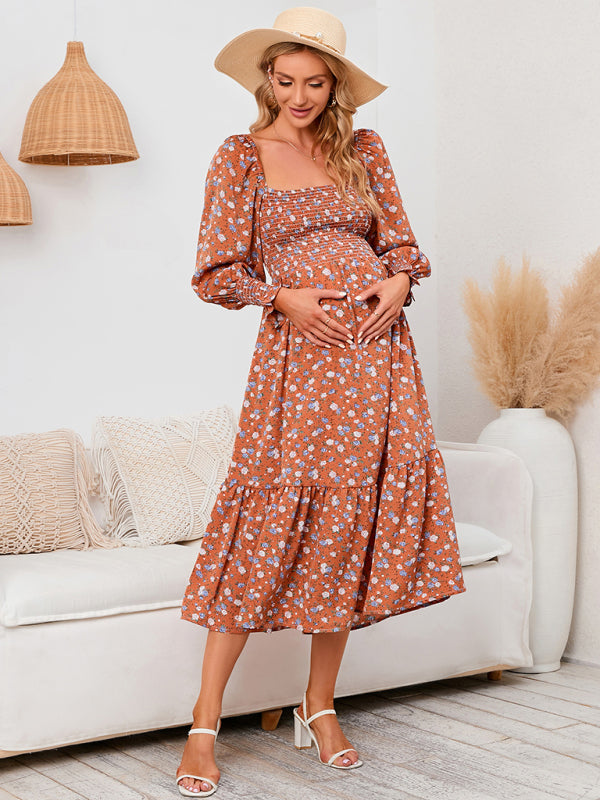 Women's chiffon dress small floral dresses - Hiccupzz
