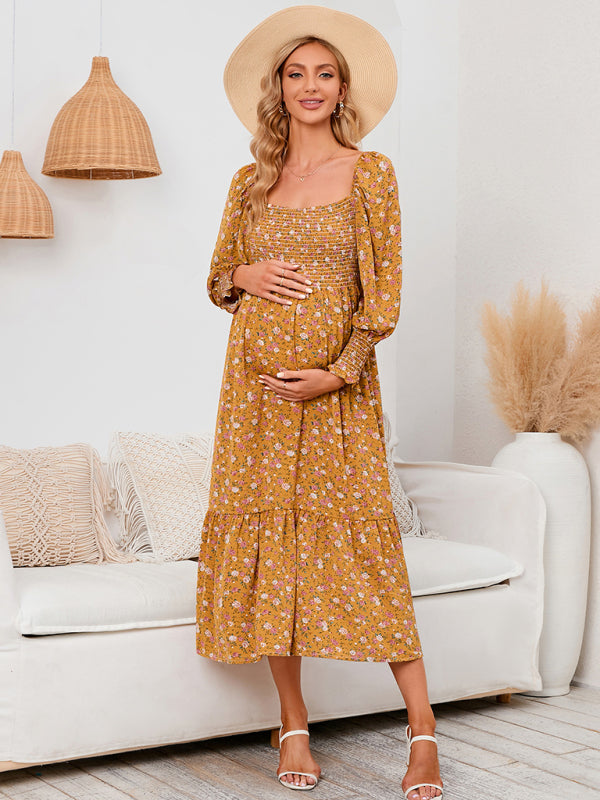 Women's chiffon dress small floral dresses - Hiccupzz