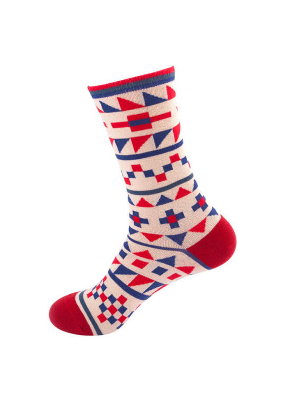 Women Fun Pattern Knit Cotton Socks - Hiccupzz