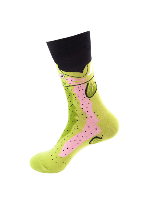 Women Fun Pattern Knit Cotton Socks - Hiccupzz