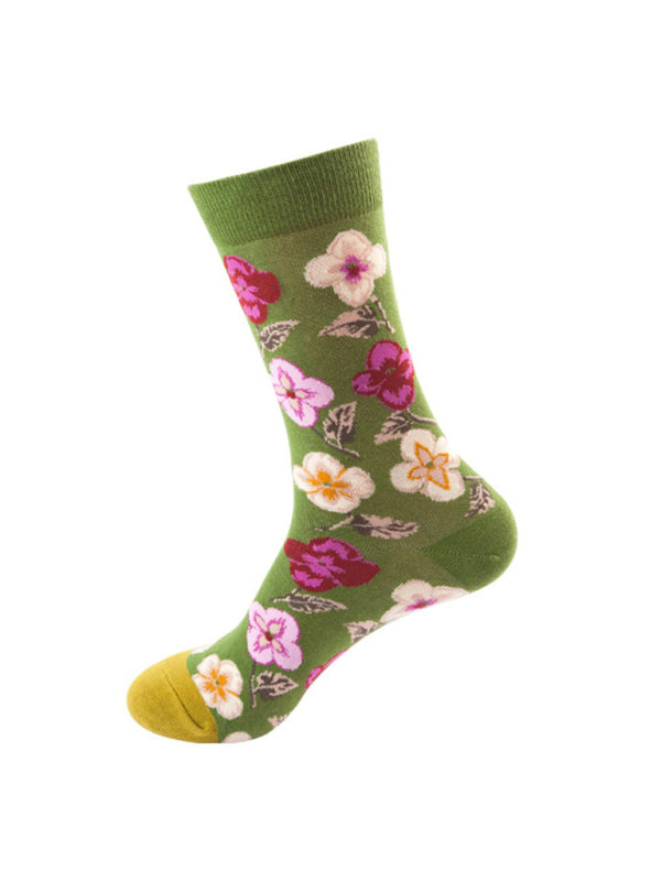 Women Fun Pattern Knit Cotton Socks - Hiccupzz