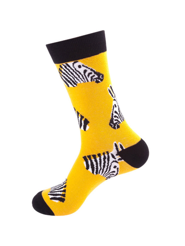 Women Fun Pattern Knit Cotton Socks - Hiccupzz