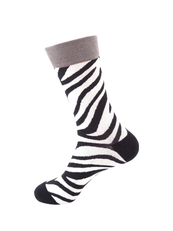 Women Fun Pattern Knit Cotton Socks - Hiccupzz