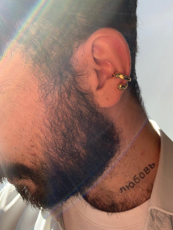 New double layer ear bone clip without piercing simple ear clip - Hiccupzz