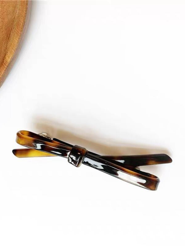Women's hairpin back head spring clip