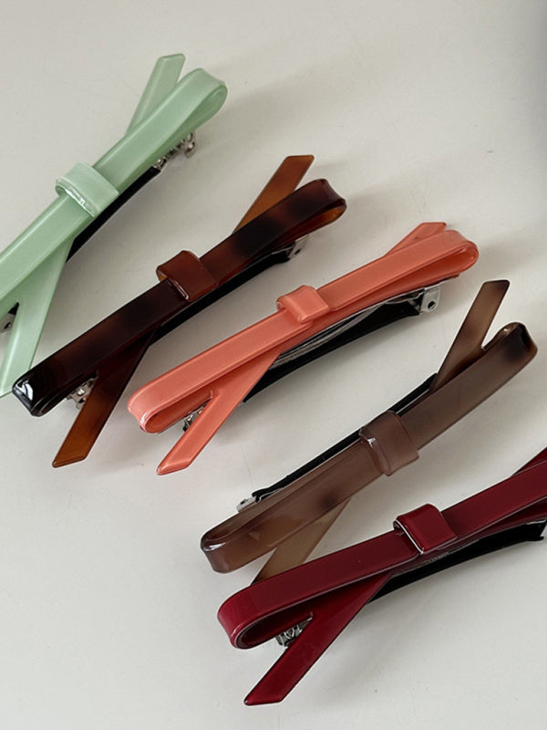 Women's hairpin back head spring clip