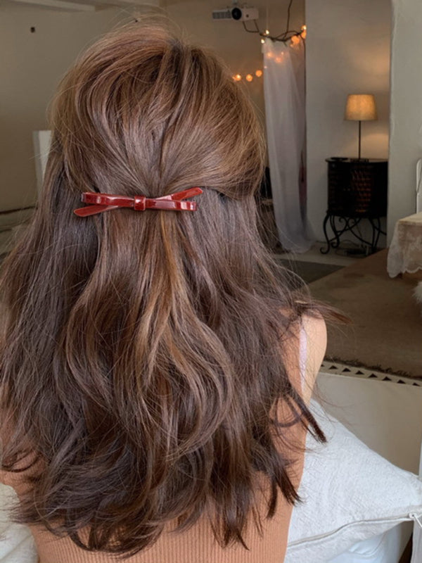 Women's hairpin back head spring clip