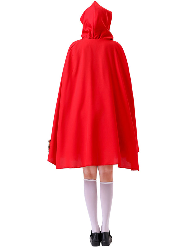 Halloween role-playing fairy tale COS Little Red Riding Hood and the Wolf drama costume performance clothing - Hiccupzz
