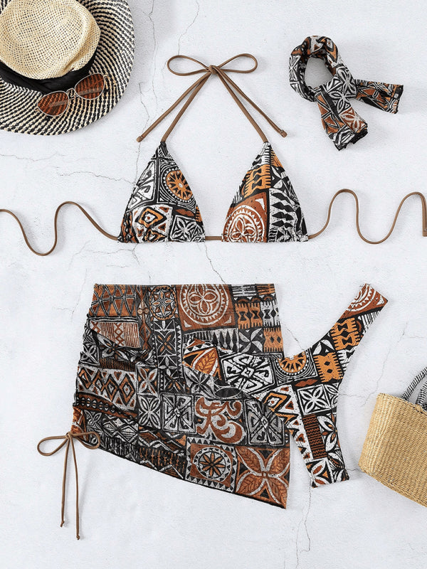 Sexy bikini four piece set