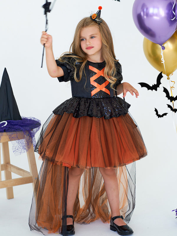 Halloween Girls Tulle Dress Costume Set - Hiccupzz