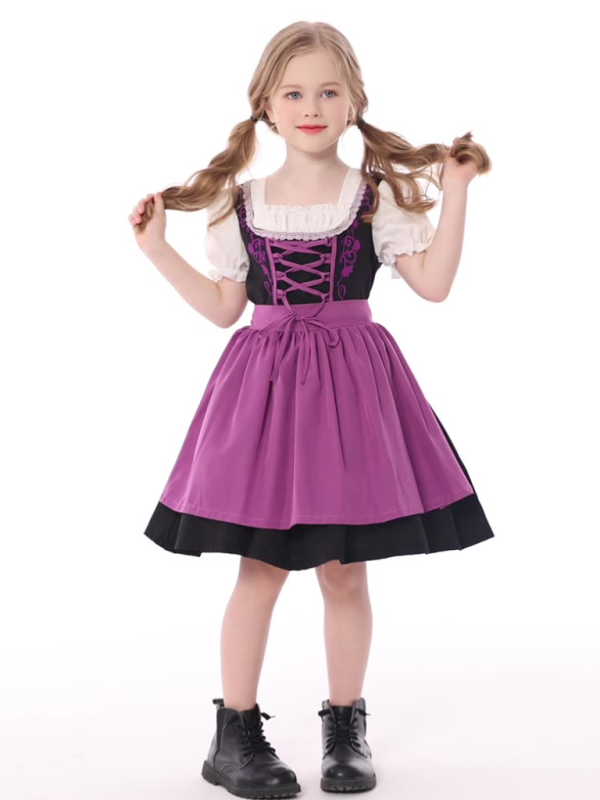Halloween costumes cute children's beer festival skirts multi-color campus activities girls costumes - Hiccupzz