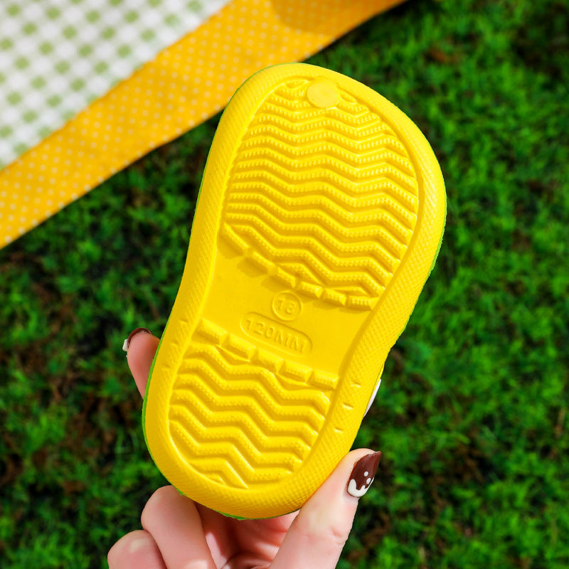 Kids Cartoon Cave Hole Sandals - Hiccupzz