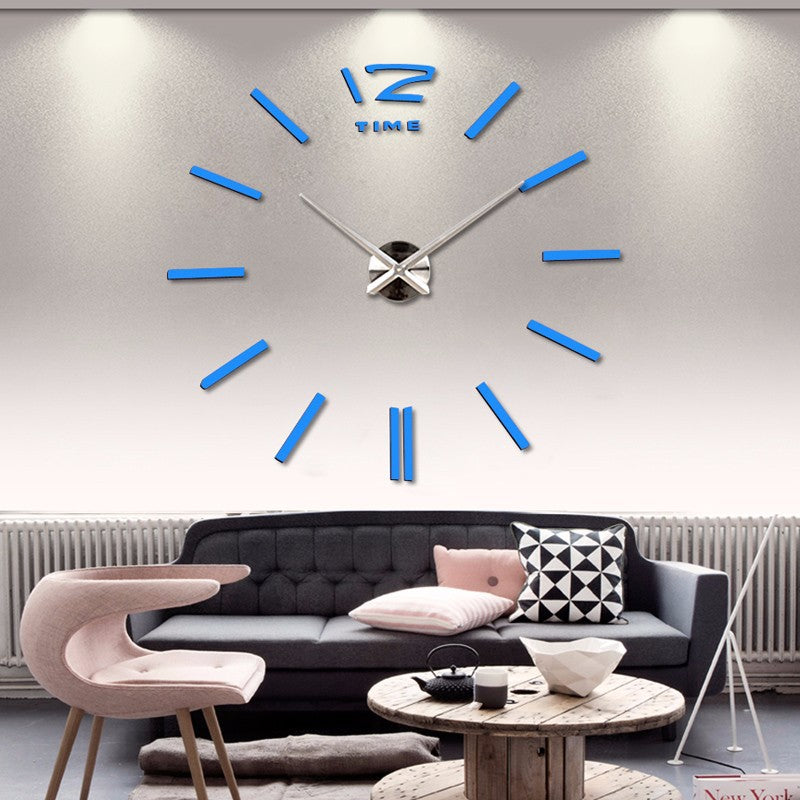 DIY creative fashion home decor acrylic wall clock - Hiccupzz