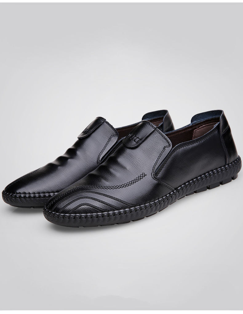 Men's Casual Men's British Breathable Leather Shoes - Hiccupzz