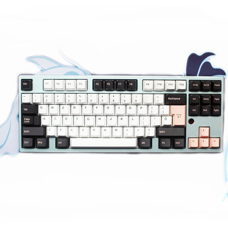 Ps Set Cheese Green Nautilus Graphite Cyan Two-Color Pbt Mechanical Keycap - Hiccupzz