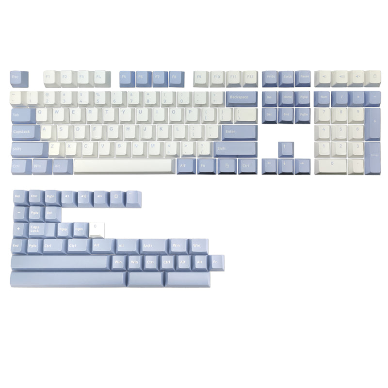 Ps Set Cheese Green Nautilus Graphite Cyan Two-Color Pbt Mechanical Keycap - Hiccupzz