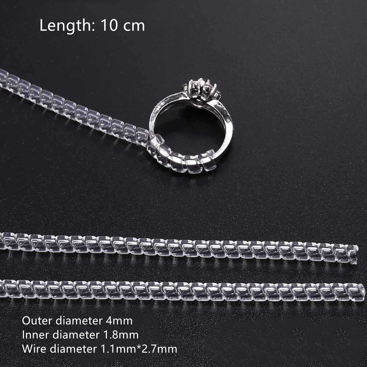 Ring Transparent Spiral Tube Ring Protection Tube Ring Accessories - Hiccupzz