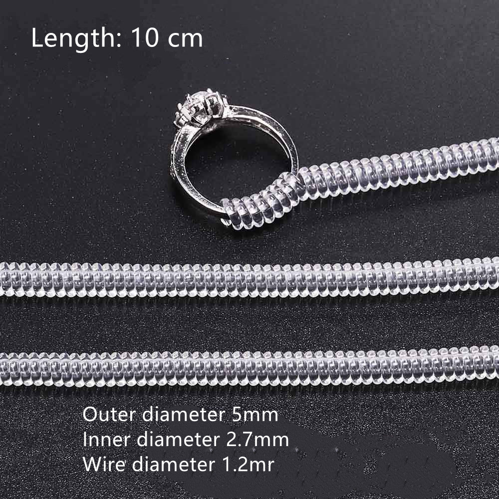 Ring Transparent Spiral Tube Ring Protection Tube Ring Accessories - Hiccupzz