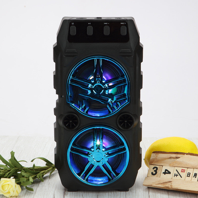 Wireless Bluetooth Speaker Dual Speakers Outdoor Portable Loud Speaker - Hiccupzz